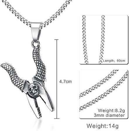 Pense Tamir Tamirci Çelik Kolye 