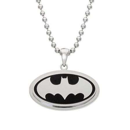 Herşey Nota Batman Film Kahramanı Çelik Kolye 