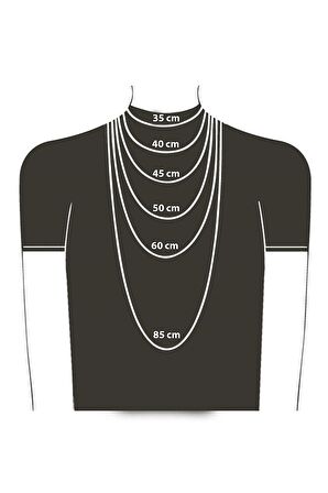 Herşey Nota Gastronomi Temalı Şef Siyah Bıçak Erkek Kadın Kolye
