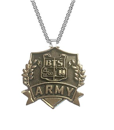 Herşey Nota Bts Örme Zincir Gümüş Çelik Kolye