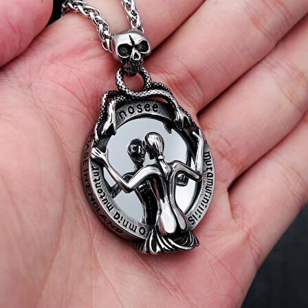 Herşey Nota Harry potter ayna mirror gotik Paslanmaz Çelik Kolye