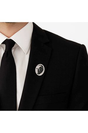 Atatürk Silüeti Gümüş Rozet Kadın Erkek