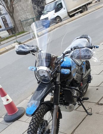 MOTOCAM Hero X Pulse Ön Cam 2020-2026 Model 46cm Şeffaf Renkli 4mm
