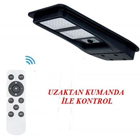 200w Güneş Enerjili Profesyonel Sokak Aydınlatması Uzaktan Kumandalı Sensörlü Led Projektör IP65