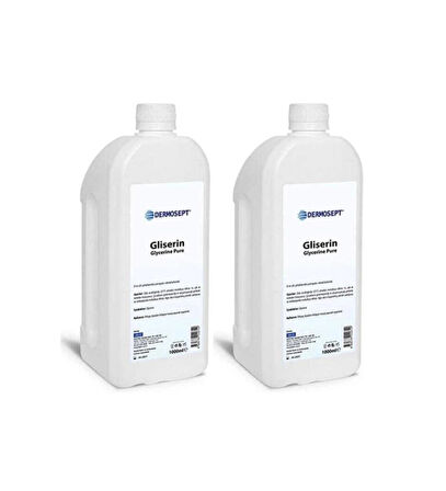 Dermosept Gliserin 1000 ml 1 LT 2 Adet