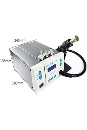861DW Dijital SMD Lehimleme İstasyonu Akıllı Sıcak Hava 1000 W Dijital Rework Station