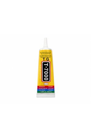 T-7000 50 ML SİYAH JEL DOKUNMATİK YAPIŞTIRICISI Cep Telefon Lcd Ekran Kapak Plastik Yapıştırıcı Siyah