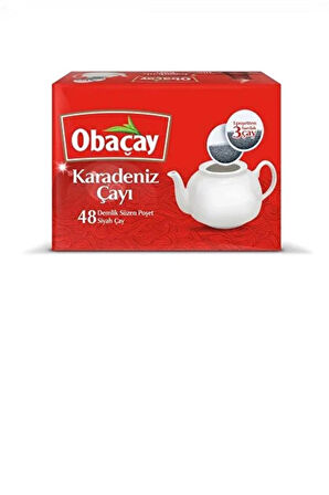 Obaçay Karadeniz Çayı Demlik Poşet 48x32 g