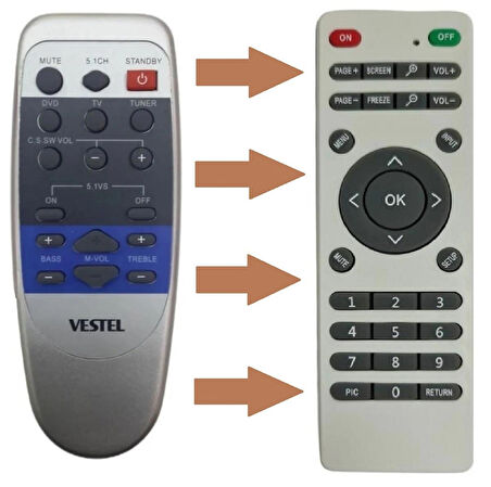 SpeedUF Vestel HT-900 Ses Sistemi Kumandası