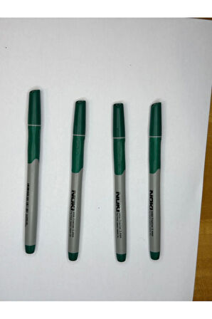 Fineliner Keçeli Kalem 0,4 mm Yeşil (10 Adet)