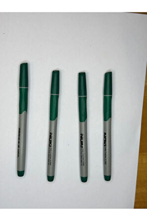 Fineliner Keçeli Kalem 0,4 mm Yeşil (4 Adet)