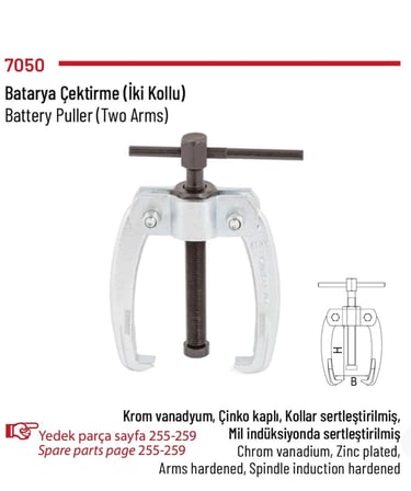 Batarya Çektirme (İki Kollu) 8*8