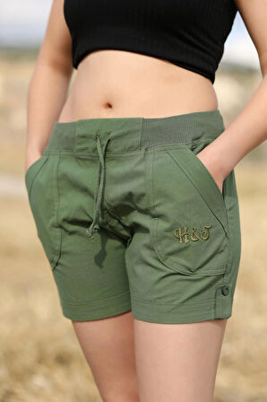 Pamuklu Mini Şort - 2060