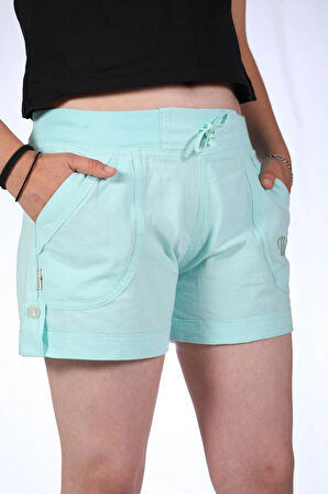 Pamuklu Mini Şort - 2060