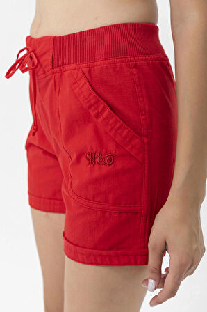 Pamuklu Mini Şort - 2060