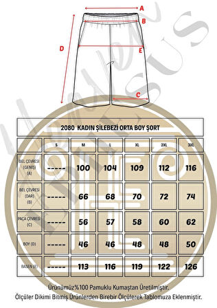Şilebezi Orta Boy Şort - 2080