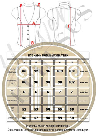 Müslin Viyana Ceket -1170