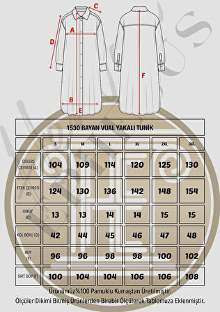 Vual Yakalı Tunik -1530