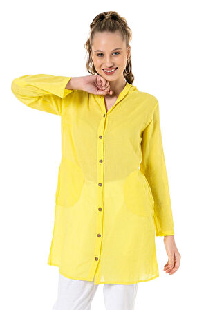 Vual Kapşonlu Tunik -1560