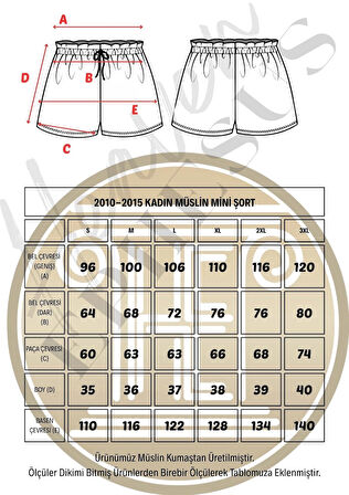 Müslin Mini Şort - 2010
