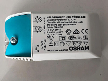 HALOTRONİC HTM 70 /230-240V DİMLİ ELEKTRONİK TRAFO 20-70W