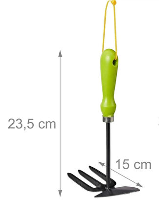 Üç Dişli Bahçe El Çapası, Çapa, Küçük Çapa, Toprak Çapası 24 CM