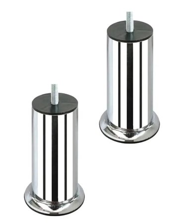  Mobilya Kanepe Baza Yatak Koltuk Destek Yükseltme Ayağı M8 Civatalı Krom Metal Ayakları 15 Cm 4 ADET
