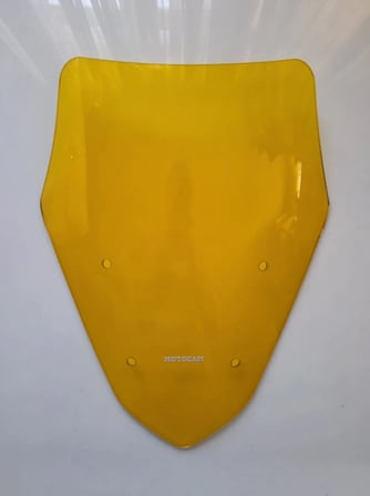 MOTOCAM Arora HTX PRO 50 Ön Cam 2025-2026 Model 43cm Sarı Renkli 4mm
