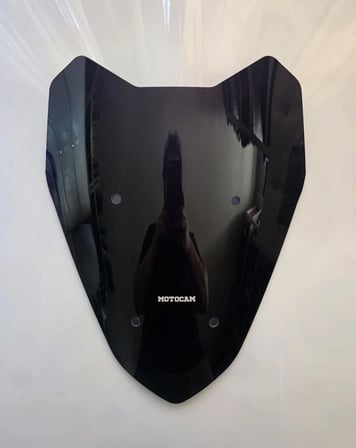 MOTOCAM Arora HTX PRO 50 Ön Cam 2025-2026 Model 40cm Siyah Renkli 4mm