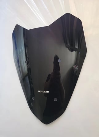 MOTOCAM Arora HTX PRO 50 Ön Cam 2025-2026 Model 40cm Siyah Renkli 4mm