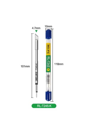 Relife RL-T245-K Balta Tip Entegre Havya Ucu – T245 Profesyonel Lehimleme Kartuş Ucu