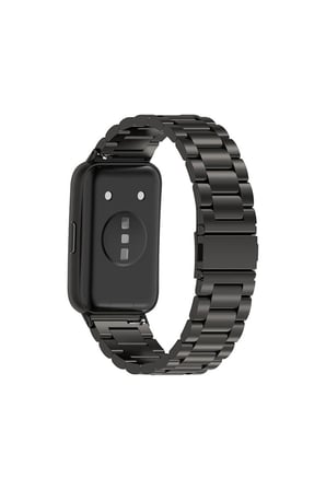Huawei Band 11 / 11 Pro Uyumlu Paslanmaz Çelik Baklalı Metal Premium Kordon