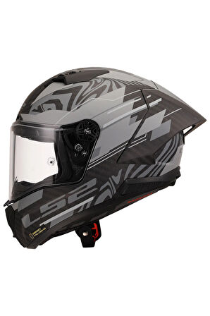 THUNDER KARBON GP AERO POLAR SİYAH KASK