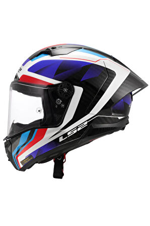 THUNDER KARBON GP AERO RAUTE MAVİ-KIRMIZI KASK