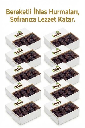 İran Rutab Hurması Toptan | 10x500 GR (5 KG Koli) | Taze Yumuşak Hurma | Gıda