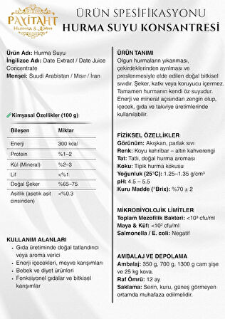 HURMA SUYU KONSANTRESİ 25 KG