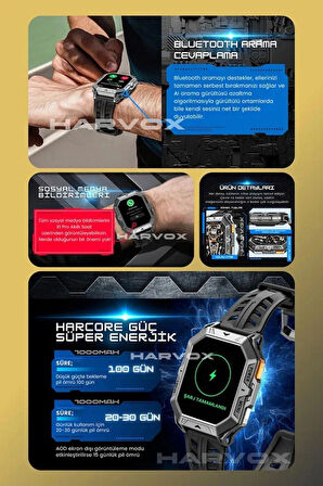 HX Watch X1 Pro Akıllı Saat Iphone Ve Android Tüm Telefonlara Uyumlu