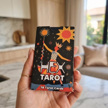 HEX Tarot Kartları – 78 Kart İngilizce Modern Kutulu Tarot Destesi