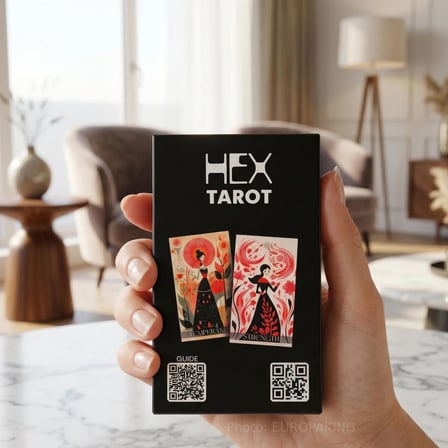 HEX Tarot Kartları – 78 Kart İngilizce Modern Kutulu Tarot Destesi