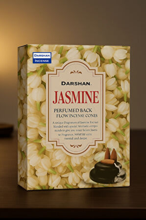 Hyge Yasemin Aromalı Geri Akış Tütsü | Jasmine Backflow Incense 10’lu Paket