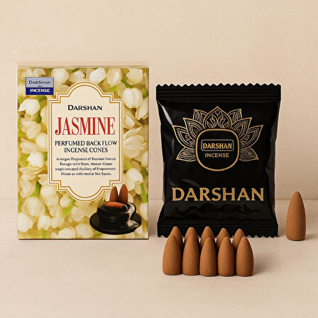 Hyge Yasemin Aromalı Geri Akış Tütsü | Jasmine Backflow Incense 10’lu Paket