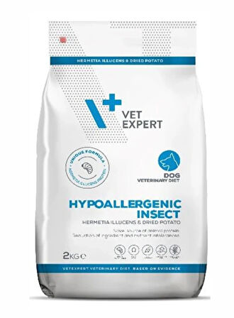 Vet Expert HypoAllergenic Dog Insect Köpek Maması 2 Kg 