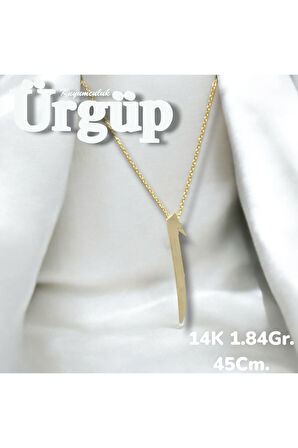 14AYAR 1.84Gram Altın Elif Kolye