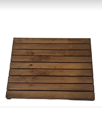  Masa Altı Ayaklık Ayak Koyma Standı Ayak Rampası Kestane Rengi 49x40cm.