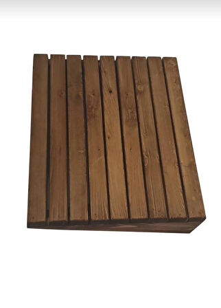  Masa Altı Ayaklık Ayak Koyma Standı Ayak Rampası Kestane Rengi 49x40cm.