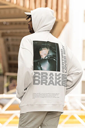 Drake Rapper Baskılı Unisex Oversize Şarkıcı Hoodie