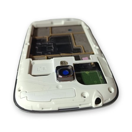 Samsung i8910 Kasa Samsung Galaxy S3 Mini Gri Renk Orta Kasa Çıtalı on off Ses tuş bordu Kamera Lensi
