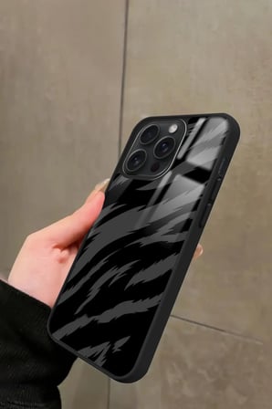 Apple iPhone 11 Pro Max Uyumlu Zebra Tasarımlı Parlak Silikon Kılıf