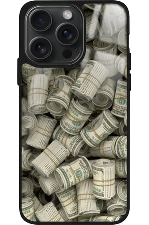 Apple iPhone 11 Pro Max Uyumlu Money Tasarımlı Parlak Silikon Kılıf