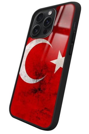 Apple iPhone 11 Pro Max Uyumlu Türk Bayrağı Tasarımlı Parlak Silikon Kılıf